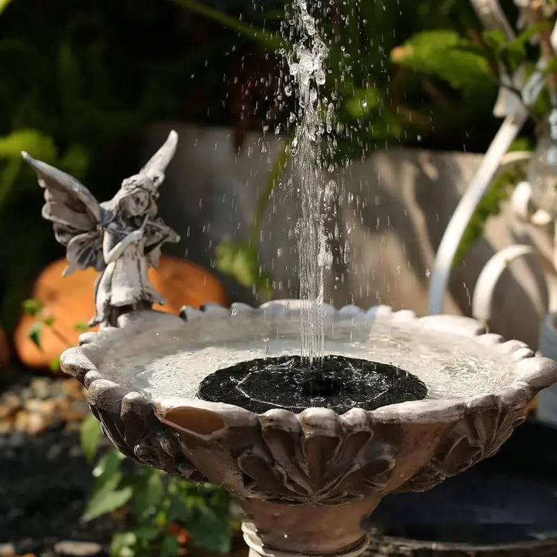 đSolar Fountain, Solar Powered Bird Bath Fountain Pump