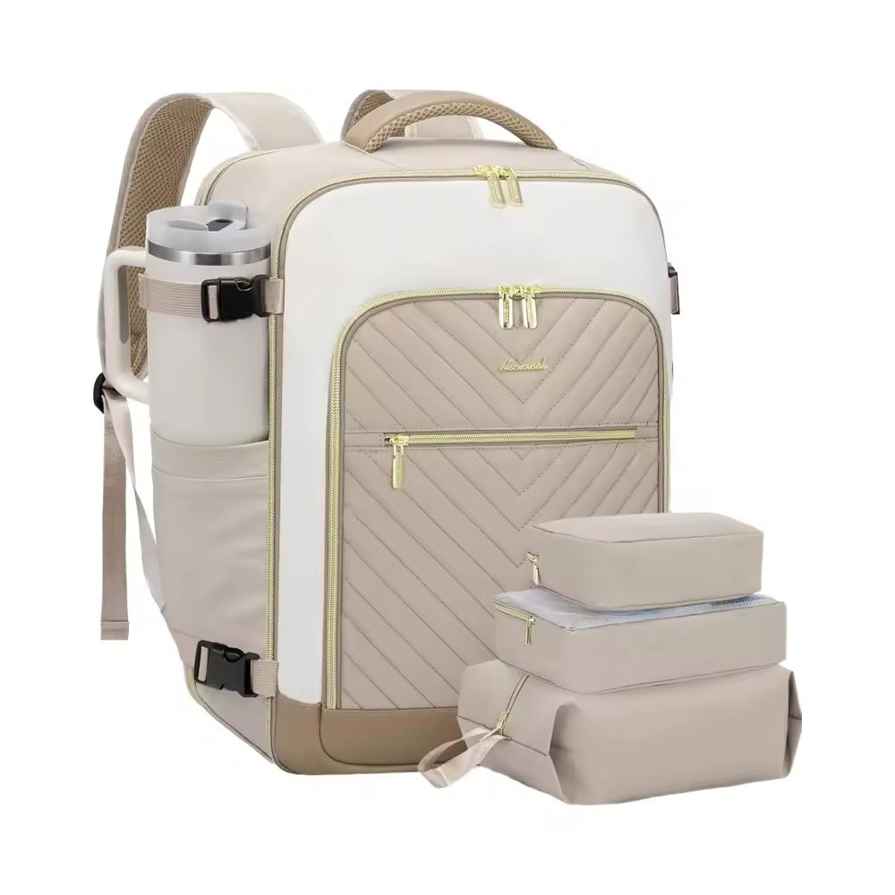 4Pcs Large Travel Backpack, 40L