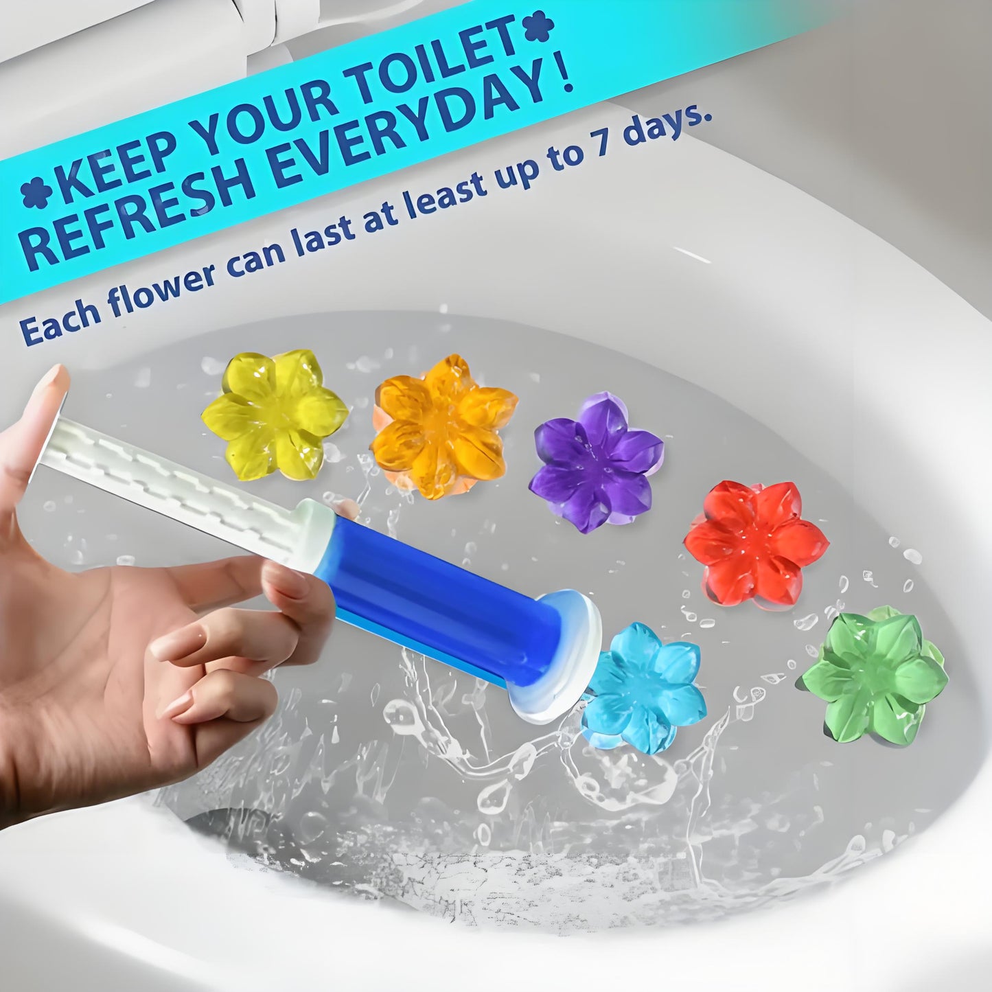 🔥Hot Sale🚽72 Flowers Toilet Cleaner Gel Stamp