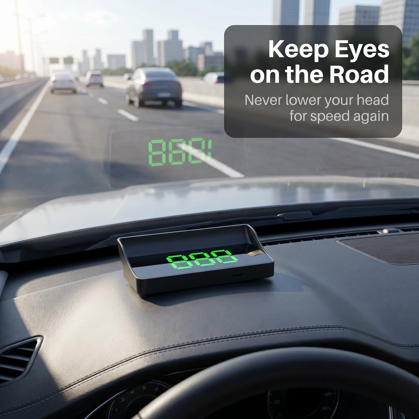 🔥🔥Head Up Display Car GPS Digital Speedometer