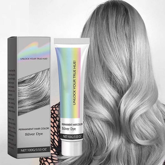Last Day 49% OFF🎁2-in-1 Natural Essence Extract Silver Hair Dye