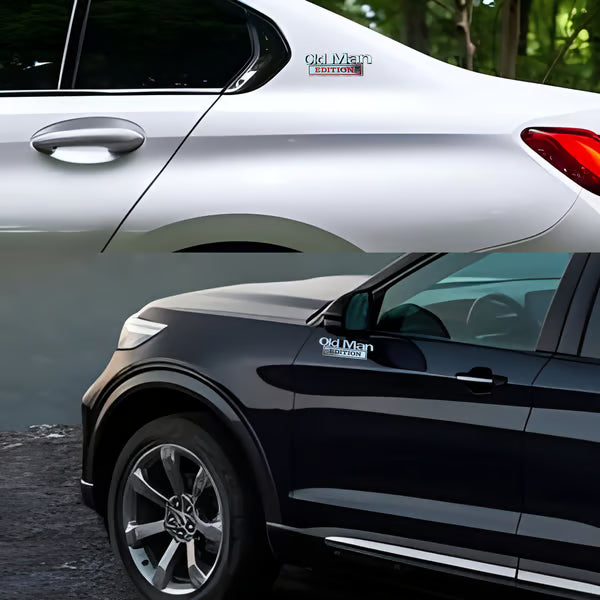 Old Man Edition Car Emblem