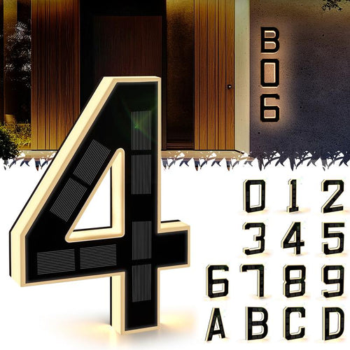 🏡 Upgrade Your Home's Curb Appeal – 50% OFF  ✨ Modern LED House Number Light