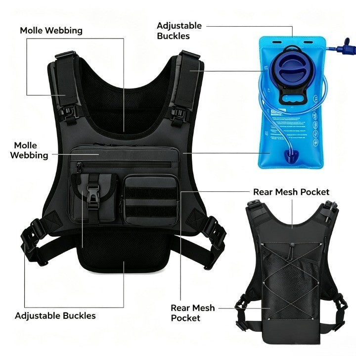 Vcoxno™ Tactical Hydration Vest