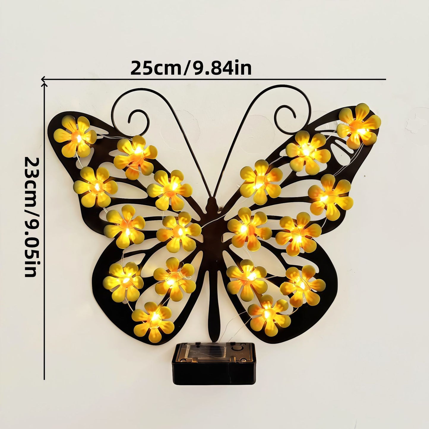 🦋 Solar Butterfly Garden Light