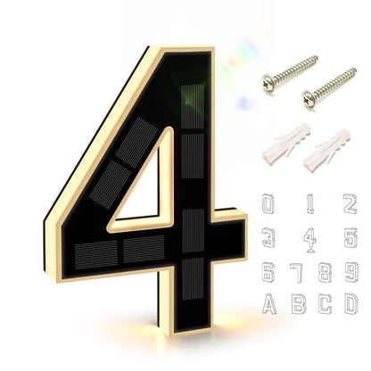 🏡 Upgrade Your Home's Curb Appeal – 50% OFF  ✨ Modern LED House Number Light