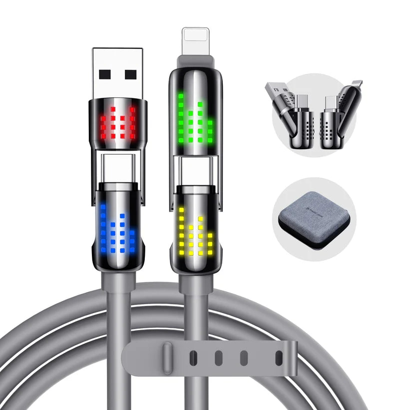 MAGIC JOHN 4-in-1 USB Charging Cable mFish fast charging