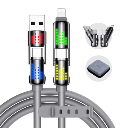 MAGIC JOHN 4-in-1 USB Charging Cable mFish fast charging