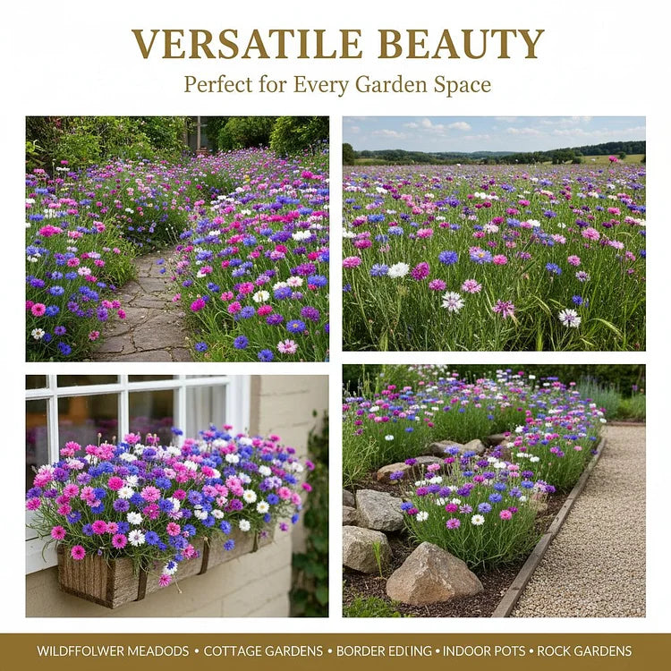 🌱Premium-Kornblumensamen – Die „unaufhaltsame“ Wildblume, die überall wächst