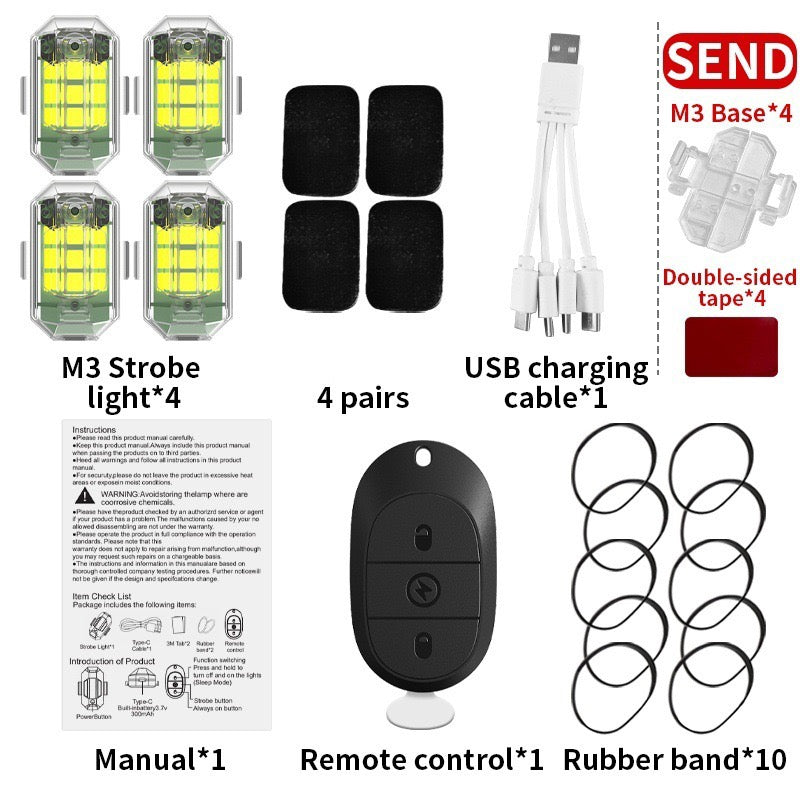 High Brightness Wireless LED Strobe Light