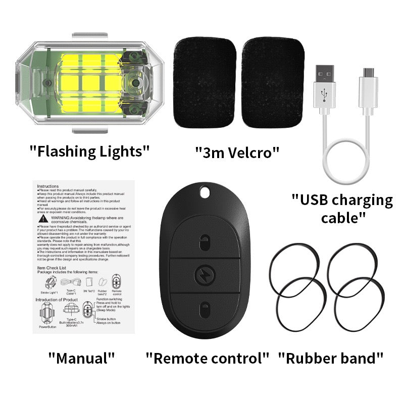 High Brightness Wireless LED Strobe Light