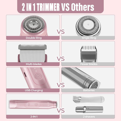 2025 Winter Discount Sale 49%off⏰2-in-1 Electric Bikini Trimmer for Women