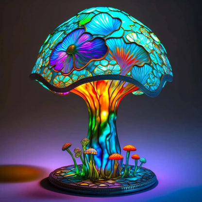 Hot Sale 49% off🔥Stained Glass Plant Series Table Lamp
