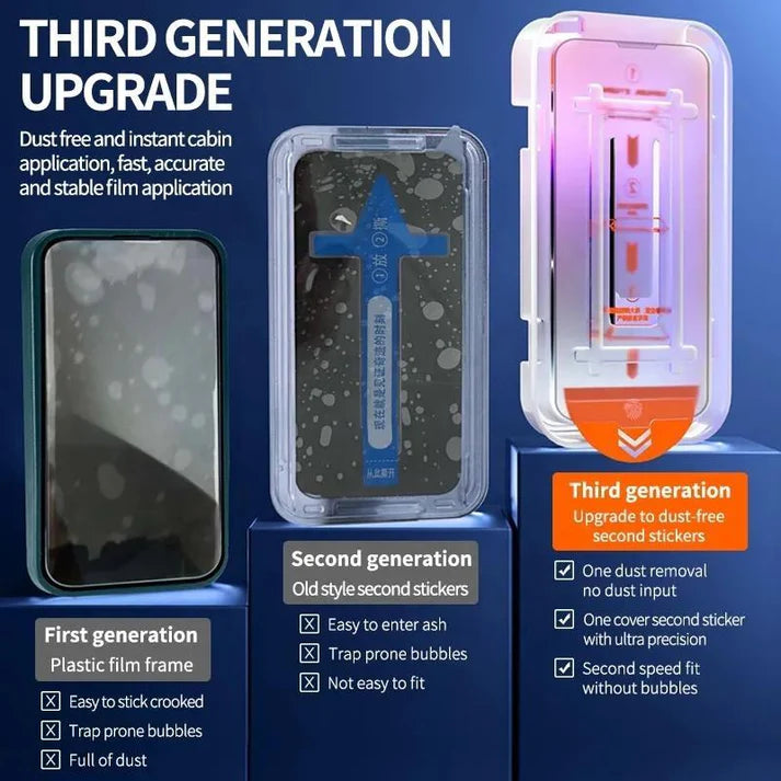 Invisible Artifact Screen Protector -Dust Free Without Bubbles