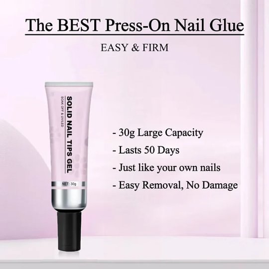 🎉Hot selling🎉-Magic Solid Nail Glue Kit 3-In-1 Nail Art Kits