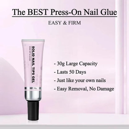 🎉Hot selling🎉-Magic Solid Nail Glue Kit 3-In-1 Nail Art Kits