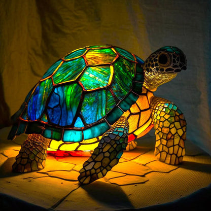 Hot Sale 49% off🔥Stained Glass Plant Series Table Lamp