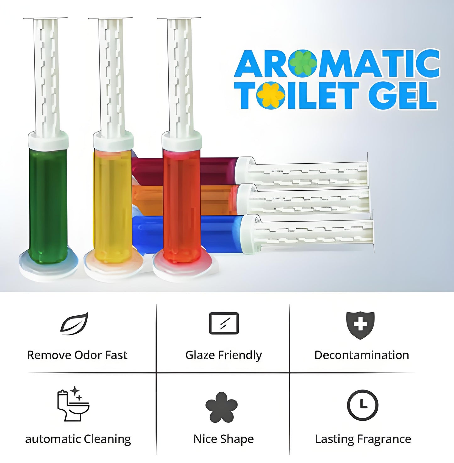 🔥Hot Sale🚽72 Flowers Toilet Cleaner Gel Stamp