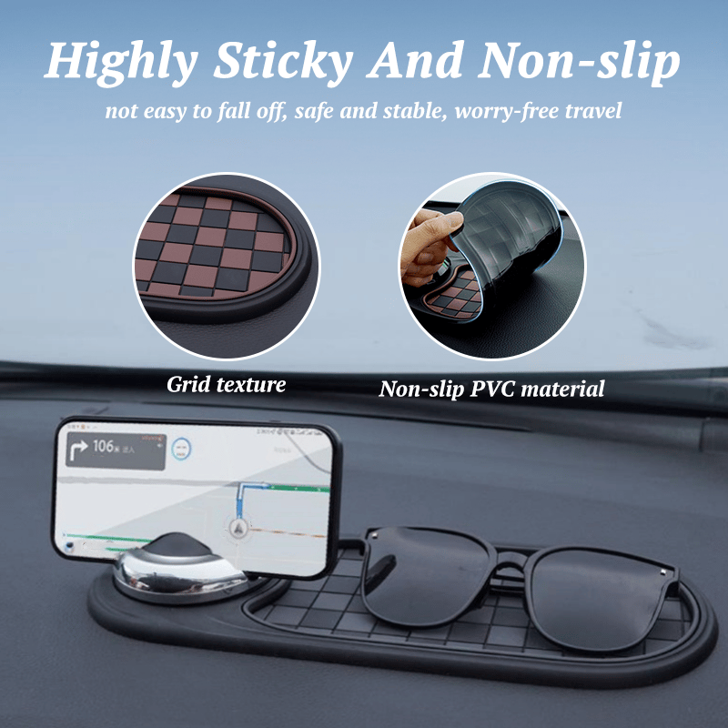 Multifunction Car Anti-Slip Mat with Phone Holder🚗