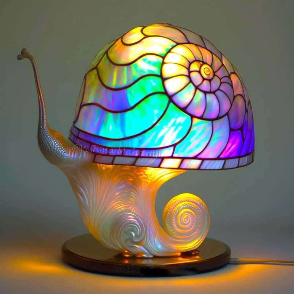 Hot Sale 49% off🔥Stained Glass Plant Series Table Lamp