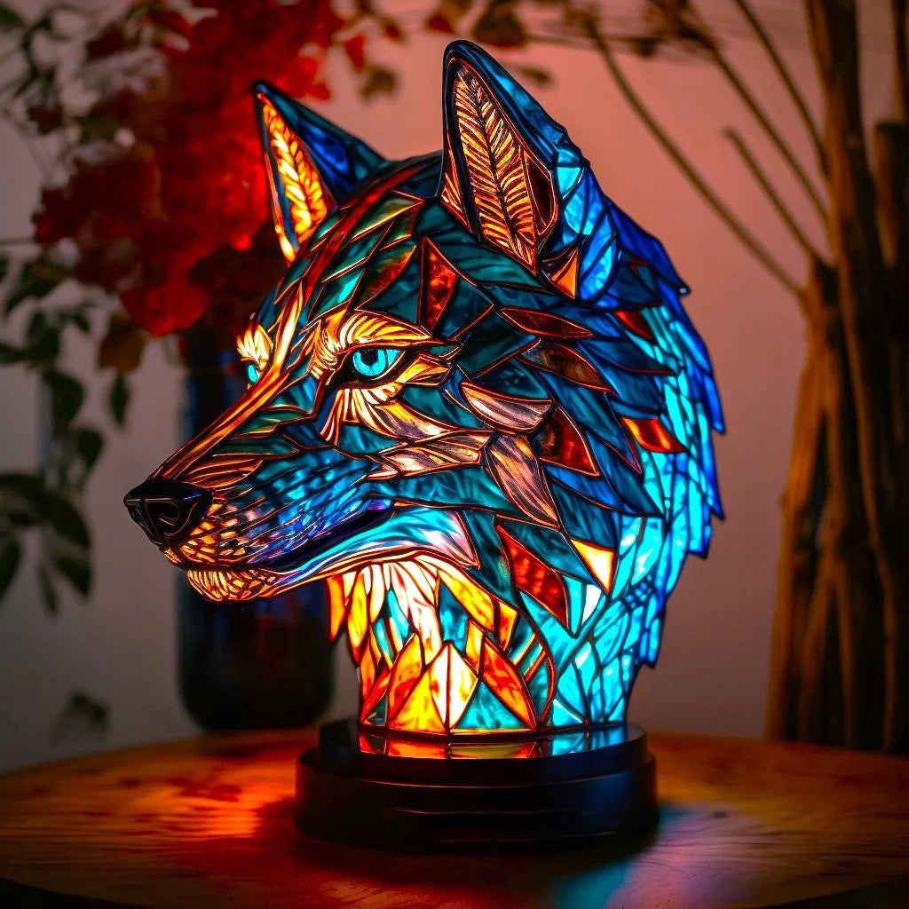Hot Sale 49% off🔥Stained Glass Plant Series Table Lamp