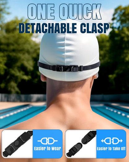 Weitwinkel-Schwimmbrille mit Antibeschlag- und UV-Schutz, Unisex