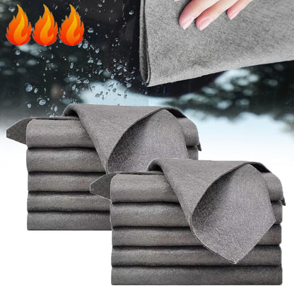 Streak-Free Microfiber Cloth – Ultra-Absorbent 11.8" × 11.8" Lint-Free Cleaner