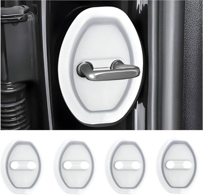 Universal Silicone Car Door Latch Covers – 4PCS Anti-Rust Noise Dampers