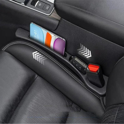Dual-Slot Car Seat Gap Filler Organizer