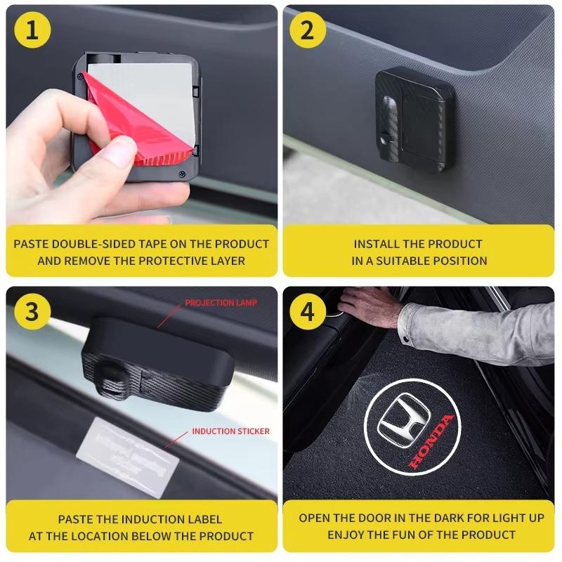 Wireless LED Car Door Logo Projector Lights