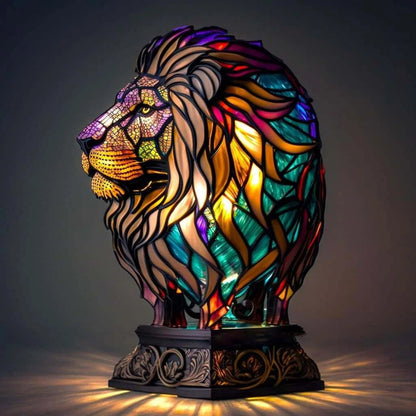 Hot Sale 49% off🔥Stained Glass Plant Series Table Lamp