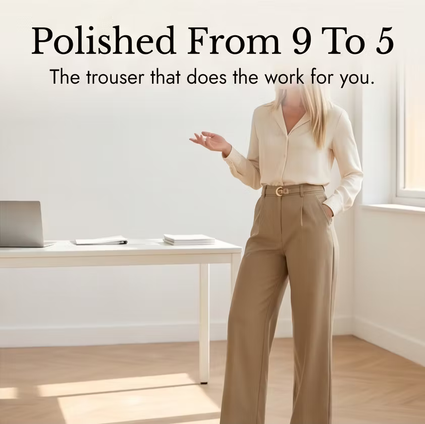 💃Flash Sale 💃Women's Solid-Color High-Waisted Wide-Leg Trousers