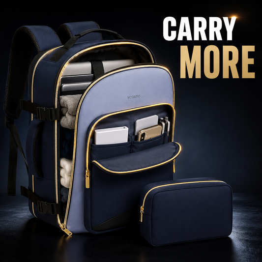 4Pcs Large Travel Backpack, 40L