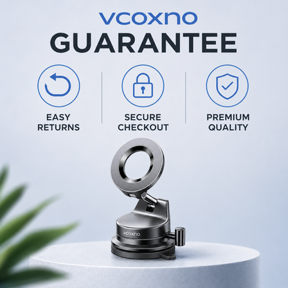 Suction Cup Phone Mount, Vacuum Magnetic Phone Holder, 360° Adjustable for MagSafe Car Holder