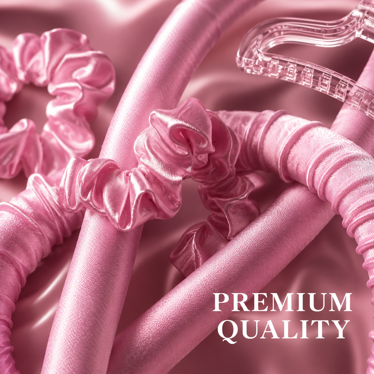 Heatless Curls in Mulberry Silk