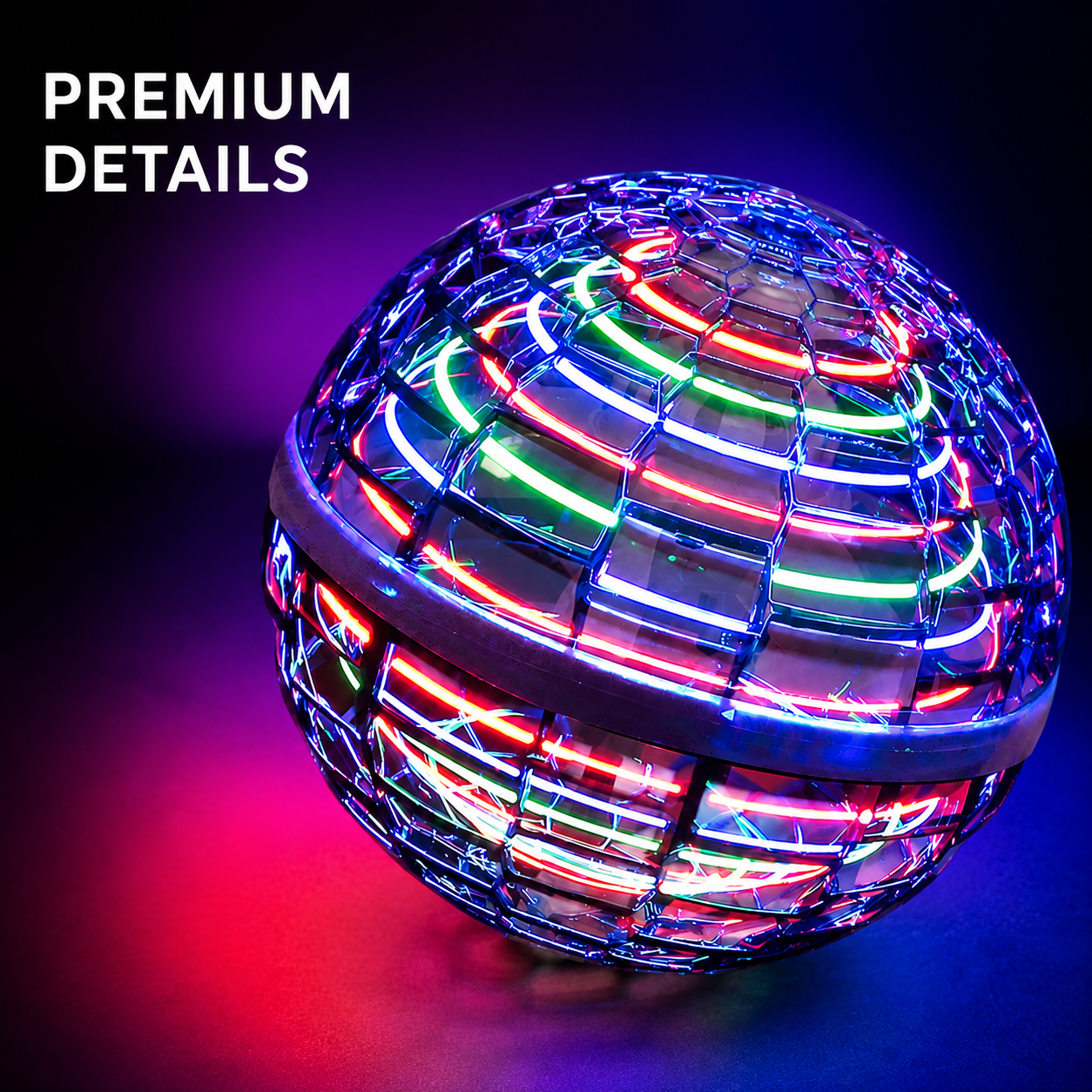 The Original Fly Orb Hover Ball Color-Changing Led Lights Flying Ball