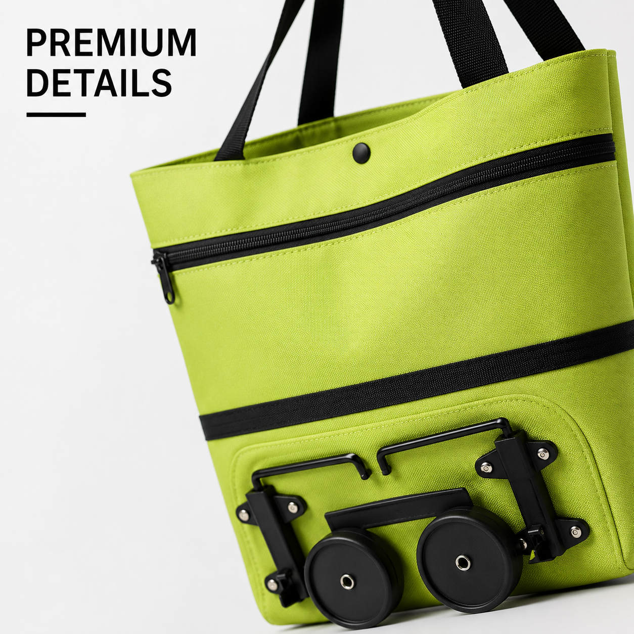 Collapsible Cart Bag with Wheels – Reusable & Portable