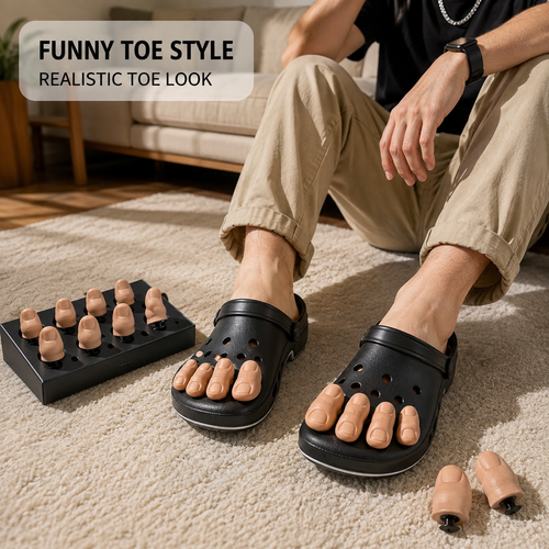 Vcoxno™  Funny Big Toe Shoe Charms – The Hilarious Croc Accessory You Didn't Know You Needed
