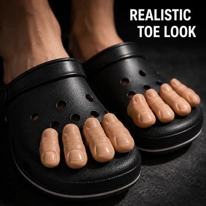 Vcoxno™  Funny Big Toe Shoe Charms – The Hilarious Croc Accessory You Didn't Know You Needed