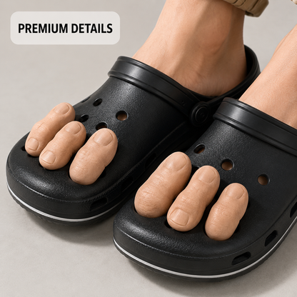 Vcoxno™  Funny Big Toe Shoe Charms – The Hilarious Croc Accessory You Didn't Know You Needed
