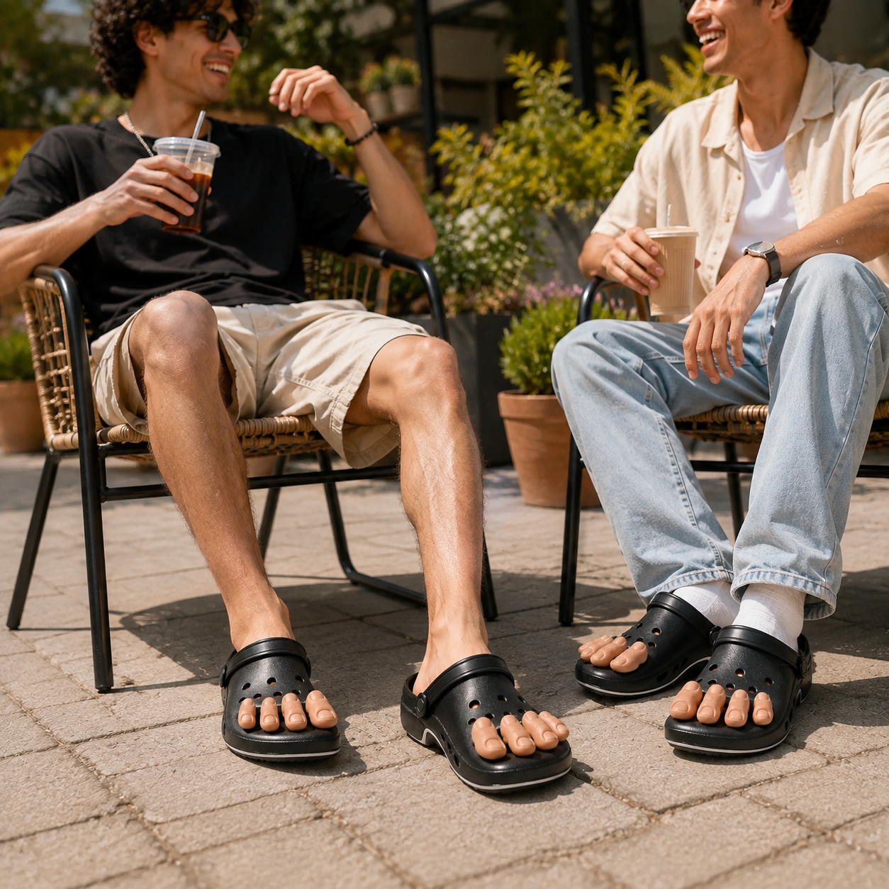 Vcoxno™  Funny Big Toe Shoe Charms – The Hilarious Croc Accessory You Didn't Know You Needed