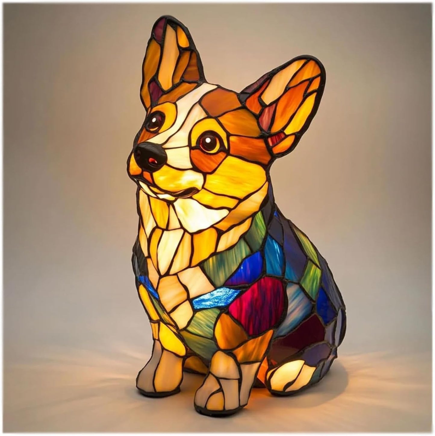Hot Sale 49% off🔥Stained Glass Plant Series Table Lamp