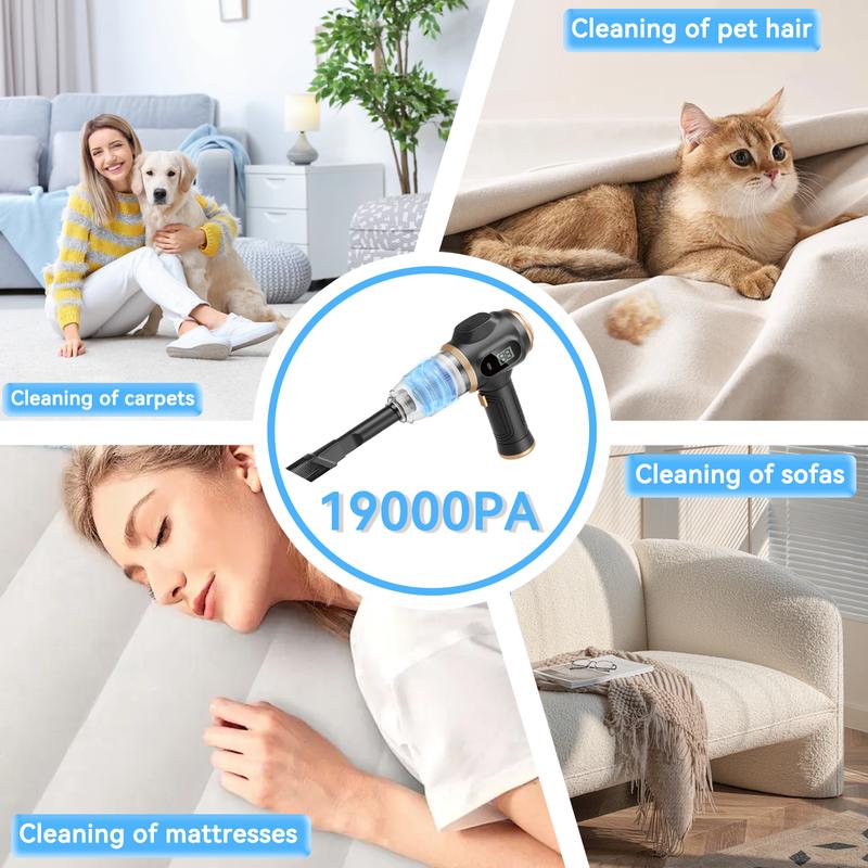 Vcoxno™ Insanely Powerful Cordless Car Vacuum — 19000Pa, 6-in-1 Deep-Clean System