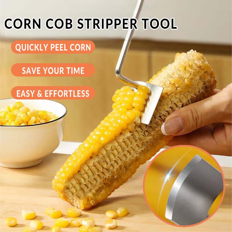 Long Handle Stainless Steel - Corn Stripping Tool