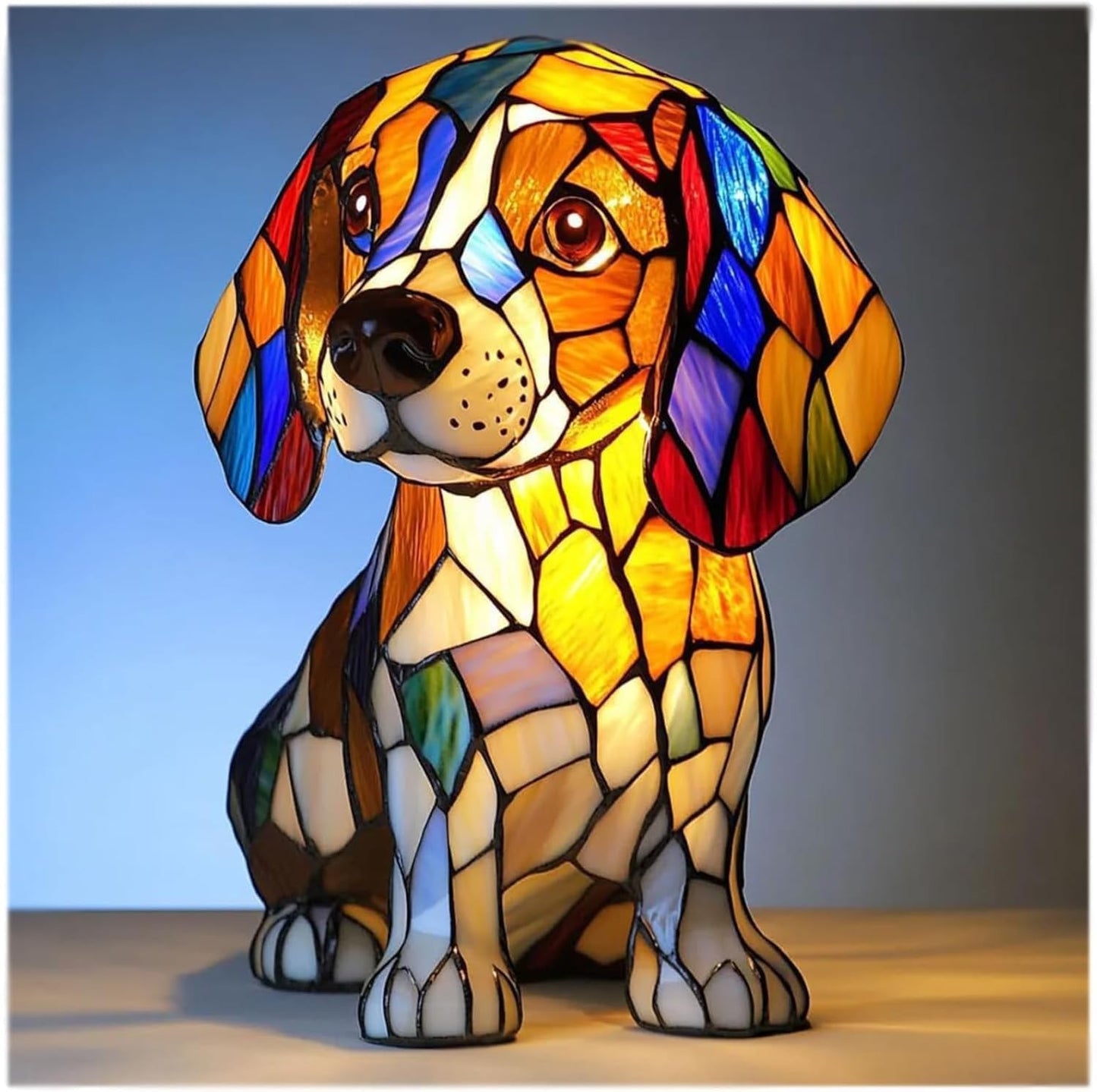 Hot Sale 49% off🔥Stained Glass Plant Series Table Lamp