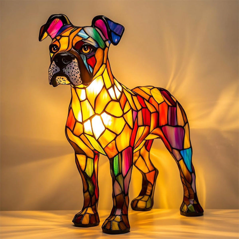 Hot Sale 49% off🔥Stained Glass Plant Series Table Lamp