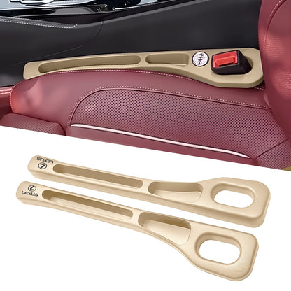 Dual-Slot Car Seat Gap Filler Organizer
