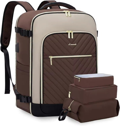 4Pcs Large Travel Backpack, 40L
