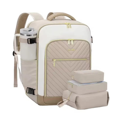 4Pcs Large Travel Backpack, 40L