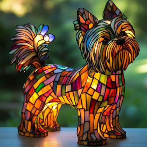 Hot Sale 49% off🔥Stained Glass Plant Series Table Lamp